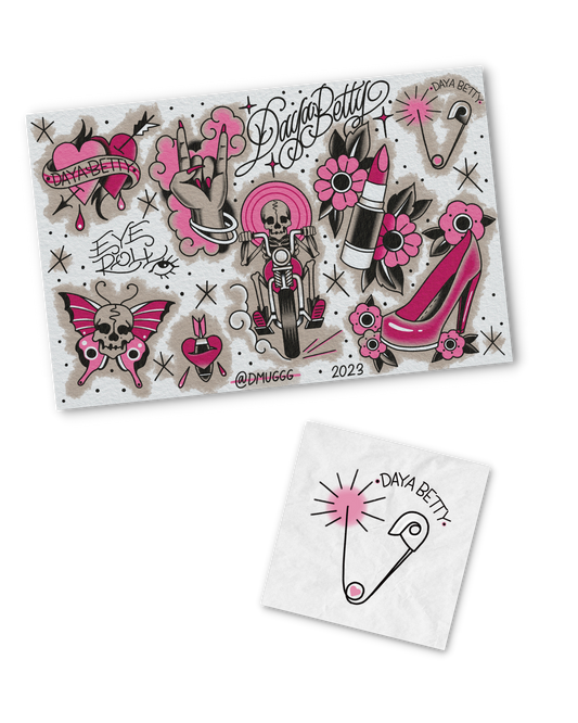 Daya Betty Tattoo Flash Bundle